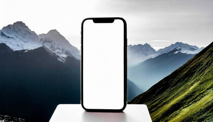 Business Evolution: iPhone-Like Mockup for Infographic Marketing Plan