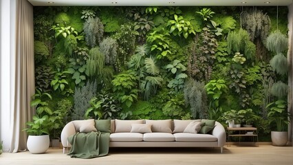 green living room