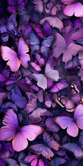 Fototapeten butterfly background. Background of beautiful lilac butterflies in a lilac shade. © MK studio