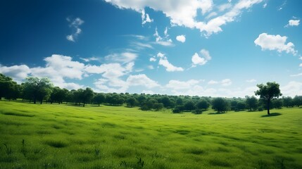 A lush green meadow for International Day for the Preservation of the Ozone Layer