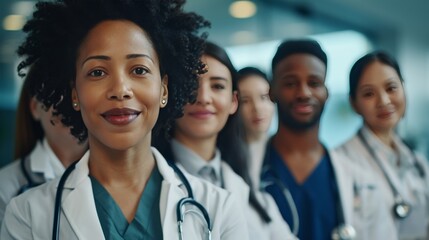 Group of Doctors Standing Together, World Health Day