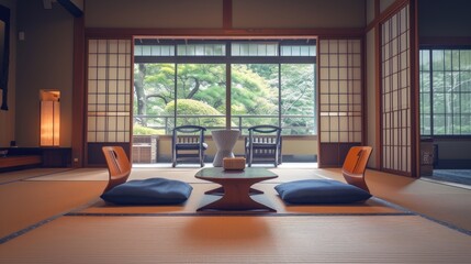 Empty ryokan room