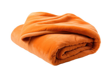 Heated Plush Blanket Comfort on Transparent Background, PNG, Generative Ai