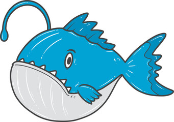 underwater fish cartoon