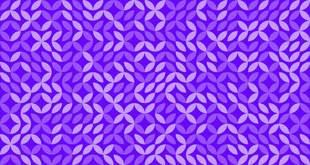 Interconnecting circles and ovals abstract retro fashion texture