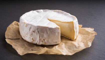 camembert cheese isolated