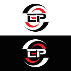 EP logo. E P design. White EP letter. EP, E P letter logo design. Initial letter EP linked circle uppercase monogram logo. E P letter logo vector design. top logo, Most Recent, Featured,
