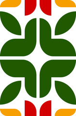 illustration of a green leaf