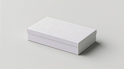 
Blank white packaging, white cardboard box, on a white background. Generative AI