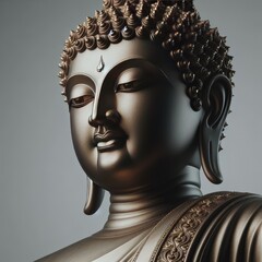 buddha statue in a lotus position