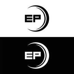 EP logo. E P design. White EP letter. EP, E P letter logo design. Initial letter EP linked circle uppercase monogram logo. E P letter logo vector design. top logo, Most Recent, Featured,