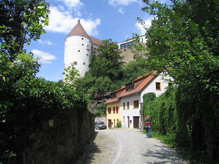 Fototapeta na wymiar Burgwasserturm Unterm Schloss in Bautzen