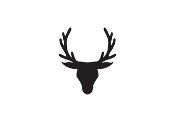 deer vector icon logo illustration white background