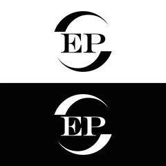 EP logo. E P design. White EP letter. EP, E P letter logo design. Initial letter EP linked circle uppercase monogram logo. E P letter logo vector design. top logo, Most Recent, Featured,