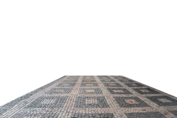 city sidewalk tiles texture isolated png