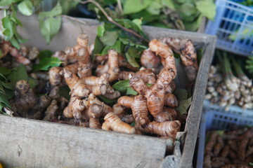 ginger in tradional market