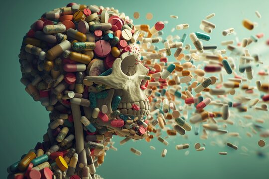 Conceptual Illustration of Medication Overload