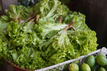vegetables in traditional market