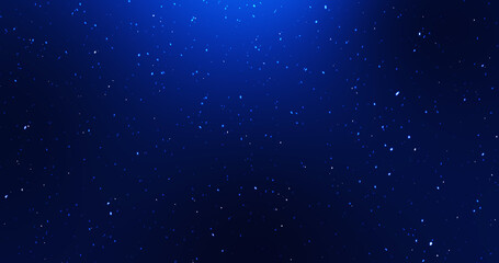 Fototapeta premium Particles falling defocused tiny glittering dust falling down animation.Star raining abstract space motion background glistering with bokeh for Christmas and new year festive season.2025,2026,2027.