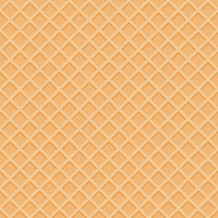 Seamless pattern with waffle cone print