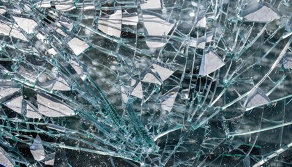 Shattered glass background texture