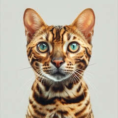 Portrait of Bengal Cat