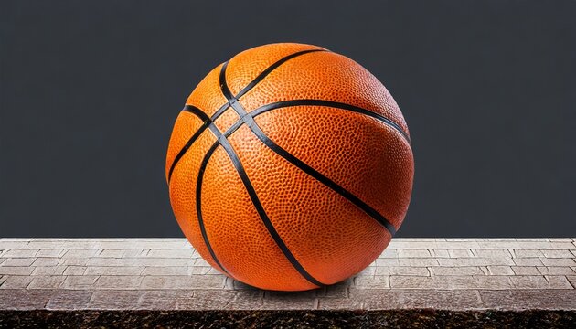 team sports backgrounds basketball championship picture and athletics tournament clipart concept with photo of orange ball on background with clipping path cutout