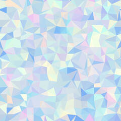 Geometric abstract seamless pattern low poly style. Triangles polygonal hapes texture. Vector pattern.