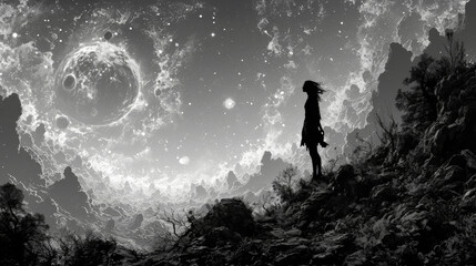 Obraz premium Celestial Wanderer