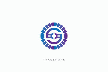 s letter logo vector trademark. universal s logotype brand