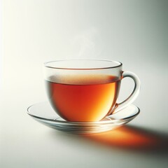 Fototapeta premium cup of tea on a white background