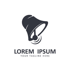 bell logo vector icon illustration