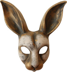 Obraz premium Rabbit Bunny mask transparent background PNG clipart