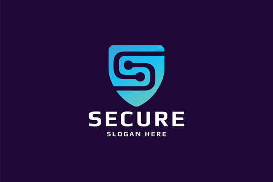 Secure Shield Letter S Logo
