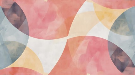 pastels digital paper with abstract geometric shapes,seamless