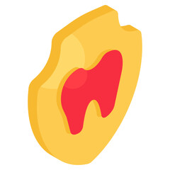 Premium download icon of dental protection