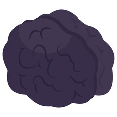 Modern design icon of brain available for download 