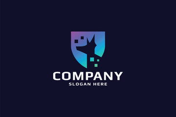 Wolf Secure Shield Logo