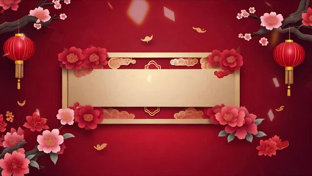 Vintage Christmas and Valentine's Day Background with Candle, Ribbon, Gift, and Floral Elements in Pink - Banner, Design, Vector Illustration for Greeting Cards, Wedding, and Holiday Decor