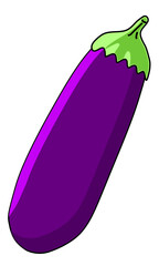 image of eggplant that has been picked from the garden