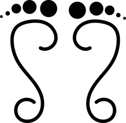 Hindu Icon line Art, Vector Stock Photo