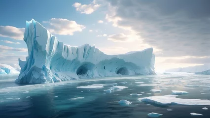 Foto op Canvas iceberg in polar regions © chep