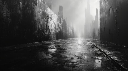 Mist-Enshrouded Alley