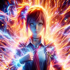 Fototapeta premium Game art super hero illustration