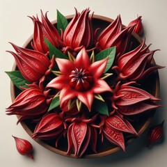 Obraz na płótnie Canvas bunga rosella flower