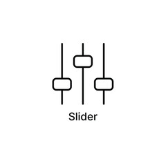 Slider or configuration icon