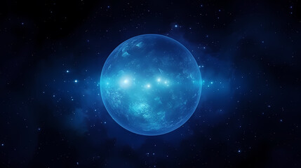 Fototapeta premium Space galaxy background, 3D illustration of nebulae in the universe