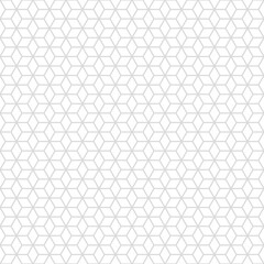 Seamless pattern with geometric design. Hexagons and rhombuses print