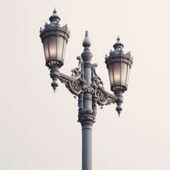 Fototapeta na wymiar old street lamp in the city