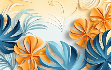 Fototapeta premium abstract floral background